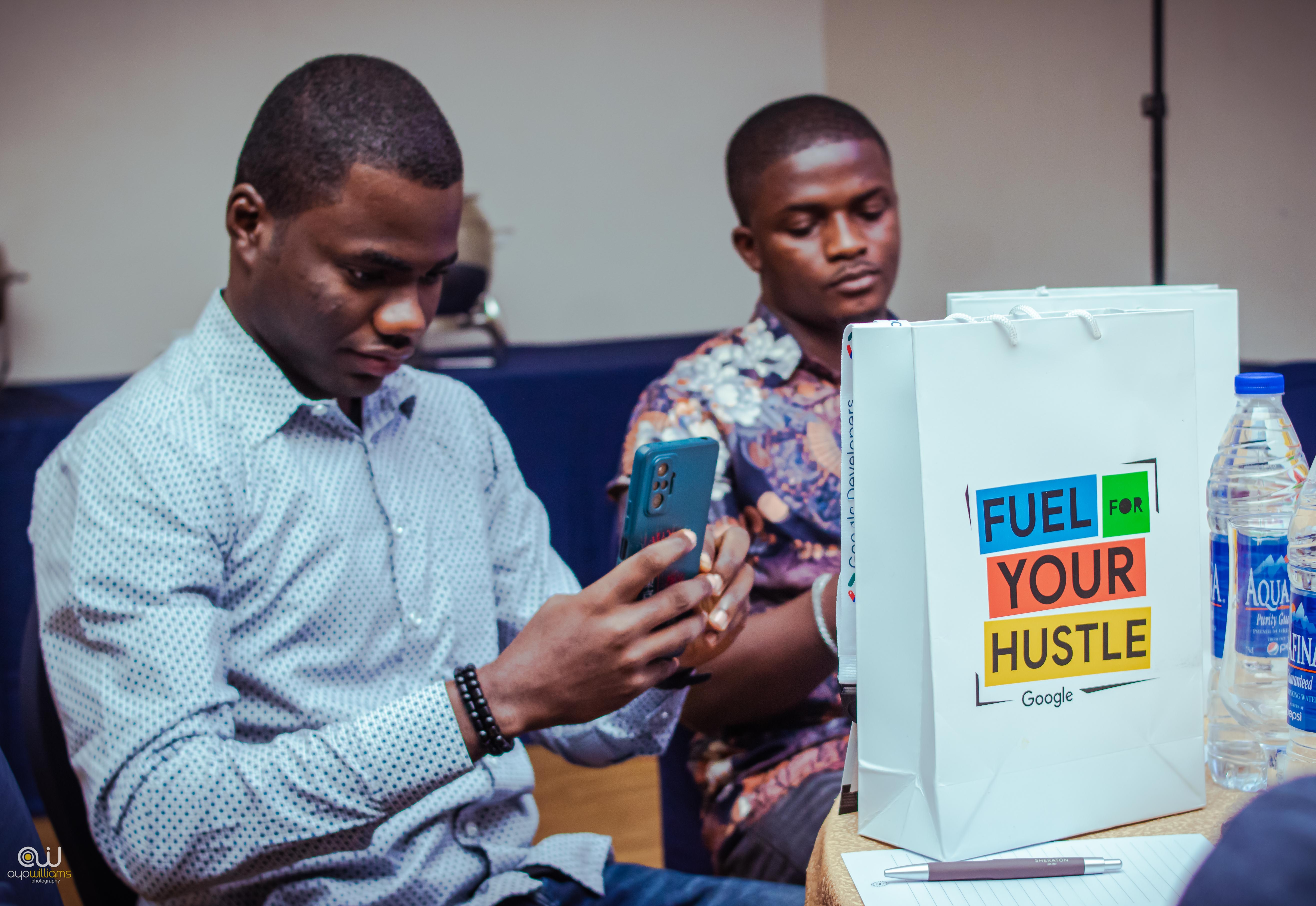 Event photo — Trust Onyekwere speaking