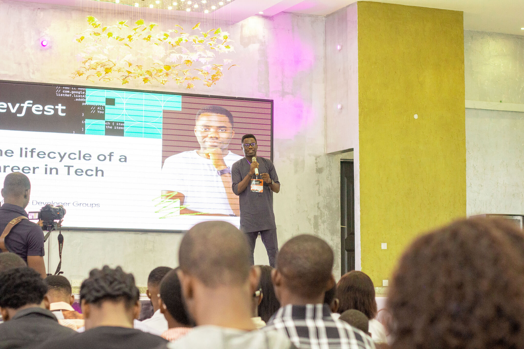 Event photo — Trust Onyekwere speaking